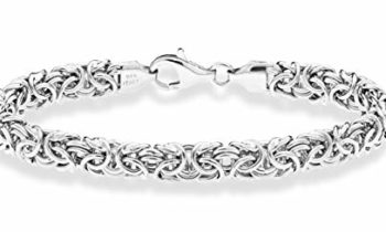 Read more about the article Miabella 925 Sterling Silver Italian Byzantine Bracelet for Women 6.5, 7, 7.25, 7.5, 8 Inch Handmade in Italy (7)