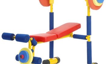 Read more about the article Redmon Fun and Fitness Exercise Equipment for Kids – Weight Bench Set