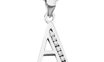 Read more about the article YFN S925 Sterling Silver 26 Letters Alphabet A with Cubic Zirconia Pendant Necklace (Alphabet A)