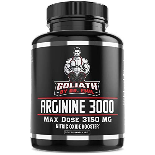 You are currently viewing Dr. Emil – L Arginine (3150mg) Highest Capsule Dose – Nitric Oxide Supplement for Muscle Growth, Vascularity, Endurance and Heart Health (AAKG and HCL) – 90 Tablets