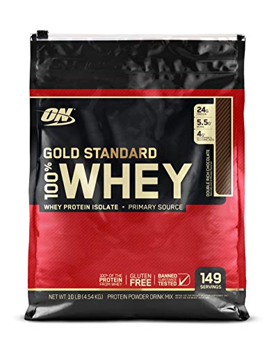 You are currently viewing OPTIMUM NUTRITION GOLD STANDARD 100% Whey Protein Powder, Double Rich Chocolate, 10 Pound Bags