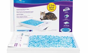 Read more about the article PetSafe ScoopFree Self-Cleaning Cat Litter Box Tray Refills, Non-Clumping Crystal Cat Litter, 3-Pack – PAC00-14231, Premium Blue Crystals