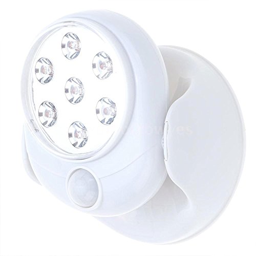 You are currently viewing Wireless Motion Sensor LED Lights As Seen On TV Cordless Night Light 360° Rotates Infrared Motion Activated Sensor Battery-Powered (Battery Not Included)