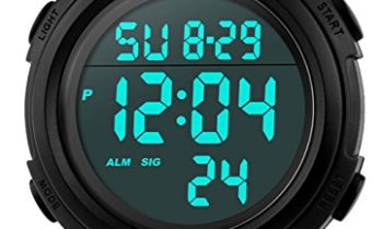 Read more about the article Mens Digital Sports Watch LED Screen Large Face Military Watches for Men Waterproof Casual Luminous Stopwatch Alarm Simple Army Watch