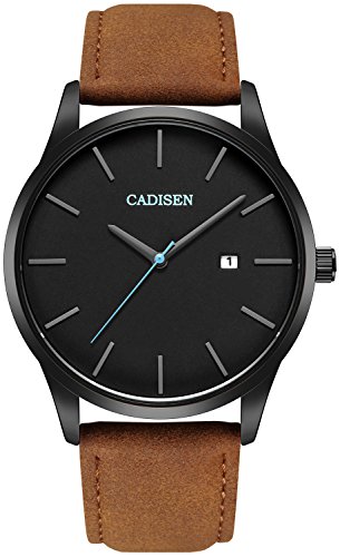 You are currently viewing Watch VOEONS Mens Watches Brown Leather Classical Casual Clearance Wrist Watch for Men