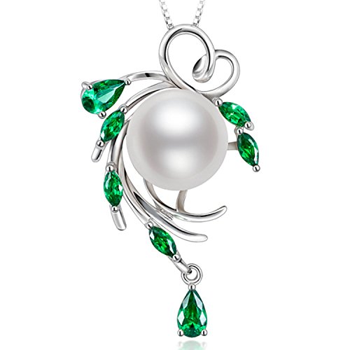 You are currently viewing HXZZ Birthday Gifts for women Fine Jewelry Sterling Silver Genuine Freshwater Cultured White Pearl Pendant Necklace Valentine’s Day New Year Gifts for Women for Her