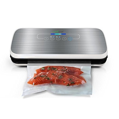 Read more about the article Vacuum Sealer By NutriChef | Automatic Vacuum Air Sealing System For Food Preservation w/ Starter Kit | Compact Design | Lab Tested | Dry & Moist Food Modes | Led Indicator Lights (Silver)
