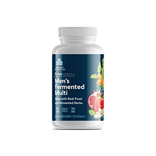 Read more about the article Ancient Nutrition Men’s Multivitamin Supplement, Made with Real Food and Fermented Herbs, Prostate Health, Bone Health, Energy, Digestive Support, 90 Capsules – Dr. Axe Formula