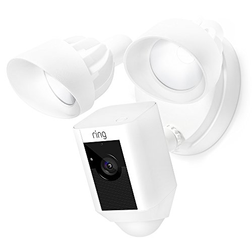 You are currently viewing Ring Floodlight Camera Motion-Activated HD Security Cam Two-Way Talk and Siren Alarm, White