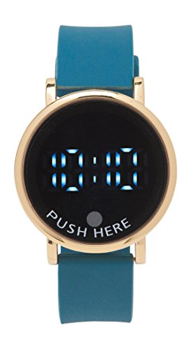 Read more about the article Aeropostale Women’s Rubber Round Led Digital Watch Teal