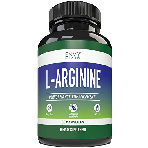 Read more about the article Envy Nutrition L- ARGININE – Performance Enhancement Supplements for Muscle Growth, Vascularity, Endurance and Heart Health – 60 Capsules.