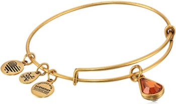 Read more about the article Alex and Ani November Birth Month Charm with Swarovski Crystal Rafaelian Gold Bangle Bracelet