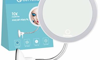 Read more about the article 10X Magnifying Mirror with Light Makeup Mirror with Lights LED Lighted Makeup Mirror Vanity Mirror with Lights Flexible Gooseneck Mirror with Lights with Powerful Suction Cup