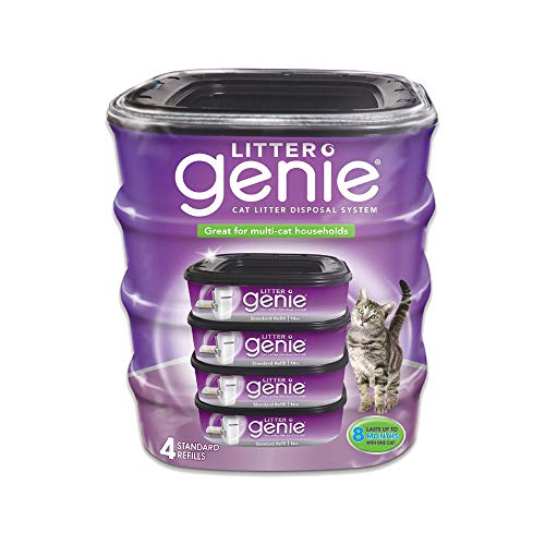 Read more about the article Litter Genie Ultimate Cat Litter Disposal System Refills, Lock Away Odors, 4 Cartridges
