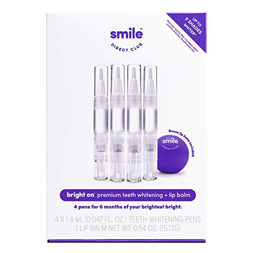 You are currently viewing Smile Direct Club Teeth Whitening Gel Kit with Lip Balm – 6 Months of Whitening – Whiten Teeth with Professional Strength