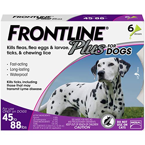 Read more about the article Frontline Plus for Dogs 4588 lbs Purple, 6 Month