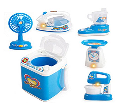 Read more about the article Set of 6 Mini Lovely Home Appliances Model Toys Kids Electronic Toys