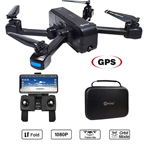 You are currently viewing Contixo F22 RC Foldable Quadcopter Drone | Selfie, Gesture, Gimbal 1080P WiFi Camera, GPS, Altitude Hold, Auto Hover, Follow Me, Waypoint Includes Drone Storage Case (F22)