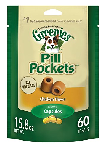 You are currently viewing GREENIES PILL POCKETS Treats for Dogs Chicken – Capsule Size 15.8 oz. 60 Treats