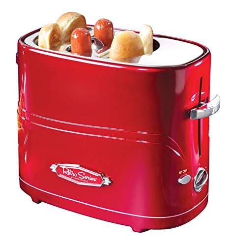 Read more about the article Nostalgia HDT600RETRORED Retro Series Pop-Up Hot Dog Toaster