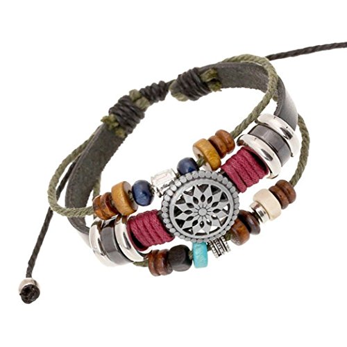 Read more about the article Usstore Women Lady Bohemia Wind Beaded Multilayer Hand Woven Bracelet Jewelry