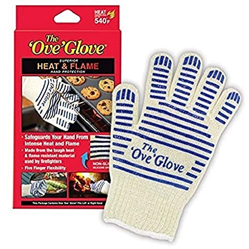 Read more about the article Ove’ Glove, Heat Resistant, Hot Surface Handler Oven Mitt/Grilling Glove, Perfect For Kitchen/Grilling, 540 Degree Resistance, As Seen On TV Household Gift