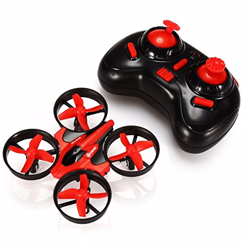 Read more about the article EACHINE E010 Mini UFO Quadcopter Drone 2.4G 4CH 6 Axis Headless Mode Remote Control Nano Quadcopter RTF Mode 2 (Red)