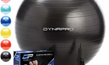 Read more about the article DYNAPRO Exercise Ball – 2,000 lbs Stability Ball – Professional Grade – Anti Burst Exercise Equipment for Home, Balance, Gym, Core Strength, Yoga, Fitness, Desk Chairs (Black, 75 Centimeters)