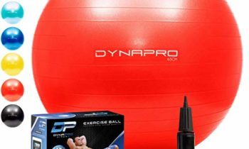 Read more about the article DYNAPRO Exercise Ball – 2,000 lbs Stability Ball – Professional Grade – Anti Burst Exercise Equipment for Home, Balance, Gym, Core Strength, Yoga, Fitness, Desk Chairs (Red, 65 Centimeters)