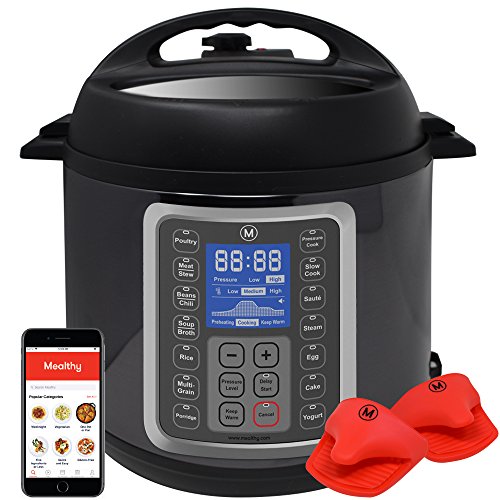 Read more about the article Mealthy Multipot 9-in-1 Programmable Cooker 6 Quarts Stainless Steel Pot, Steamer Basket, Instant Access to Recipe App Pressure Cook, s
