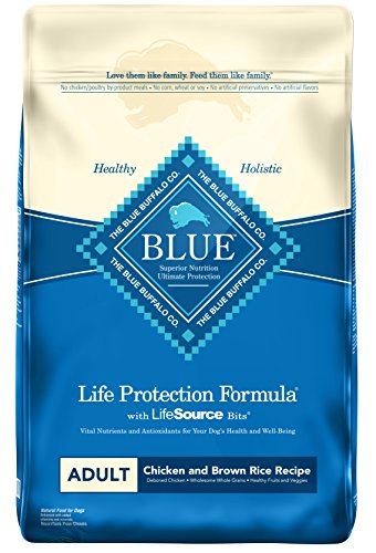 Read more about the article BLUE Life Protection Formula Adult Chicken and Brown Rice  Dry Dog Food 30-lb