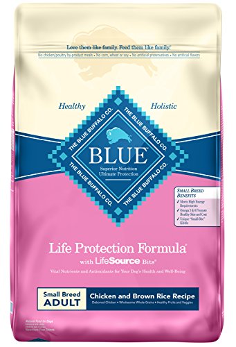 Read more about the article Blue Buffalo Small Breed Chicken & Rice Dog Food, 15 lb. bag