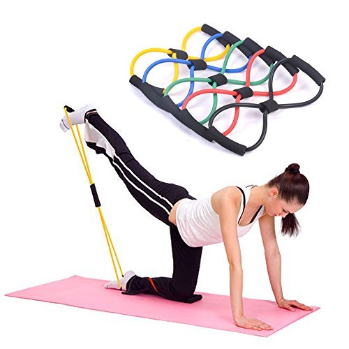 You are currently viewing Kasstino Useful Fitness Equipment Tube Workout Exercise Elastic Resistance Band For Yoga