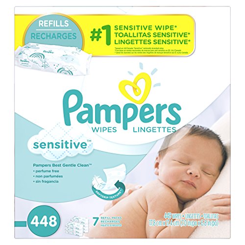 Read more about the article Pampers Sensitive Water Baby Wipes 7X Refill Packs, 448 Count