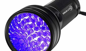 Read more about the article Escolite UV Flashlight Black Light, 51 LED 395 nM Ultraviolet Blacklight Detector for Dog Urine, Pet Stains and Bed Bug