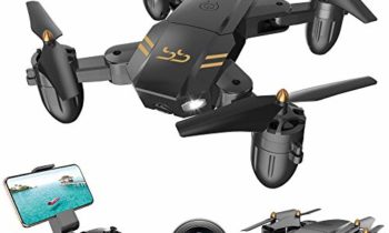 Read more about the article ScharkSpark Drone Guard for Beginners, Drone with Camera Live Video, Portable RC Quadcopter with 2 Batteries, 2.4G 6-Axis Headless Mode Altitude One Key Return 3D Flips and Rolls Toys
