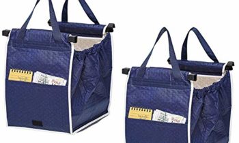 Read more about the article 2Pack Insulated Reusable Grab Shopping Bag Collapsible Grocery Shopping Tote Bags with Handles,Clip on Shopping Cart As Seen On TV
