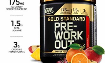 Read more about the article OPTIMUM NUTRITION Gold Standard Pre-Workout with Creatine, Beta-Alanine, and Caffeine for Energy, Keto Friendly, Fruit Punch, 30 Servings
