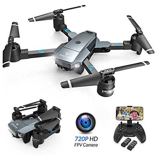 Read more about the article SNAPTAIN A15 Foldable FPV WiFi Drone w/Voice Control/120°Wide-Angle 720P HD Camera/Trajectory Flight/Altitude Hold/G-Sensor/3D Flips/Headless Mode/One Key Return/2 Modular Batteries/App Control