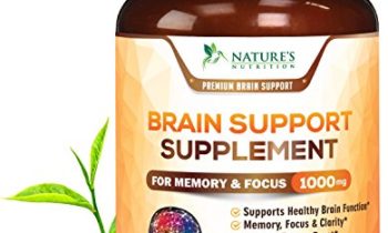 Read more about the article Nature’s Nutrition Premium Brain Support Supplement (Extra Strength) Brain Memory Pills for Focus & Clarity. Natural Nootropic Booster w DMAE, Bacopa, Glutamine, Vitamins & Minerals by 60 Capsules