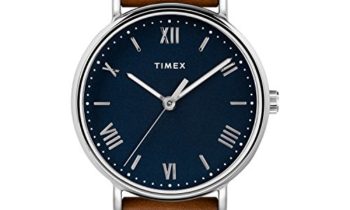 Read more about the article Timex Men’s TW2R63900 Southview 41 Tan/Silver Tone/Blue Leather Strap Watch
