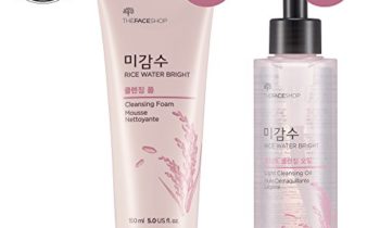 Read more about the article The Face Shop Rice Water Bright Cleansing Foam (150 mL/5.0 Oz) & Light Cleansing Oil (150 mL /5 Oz) Set, Moisturizing And Brightening Care For All Skin Types