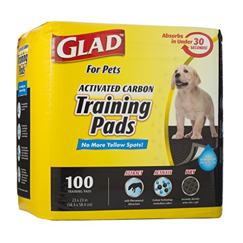 You are currently viewing Glad for Pets Black Charcoal Puppy Pads | Puppy Potty Training Pads That ABSORB & NEUTRALIZE Urine Instantly | New & Improved Quality, 100 count
