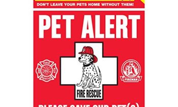 Read more about the article Pet Safety Alert 234001 2-Count Static Cling Window Decal for Pets