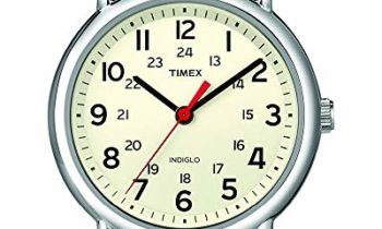 Read more about the article Timex Unisex T2N651 Weekender Olive Nylon Slip-Thru Strap Watch
