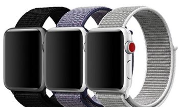 Read more about the article amBand for Apple Watch Sport Loop Band 42mm, Lightweight Breathable Nylon Replacement Band for Apple Watch Series 1, Series 2, Series 3, Sport, Edition-3 Pack C
