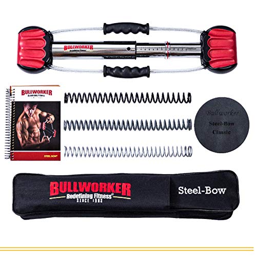 Read more about the article Bullworker 20″ Steel Bow – Full Body Workout – Portable Home Gym Isometric Exercise Equipment for Fast Strength Training Gains. Cross Training Fitness; Chest, Back, Arms, and Abs Exercise Machine