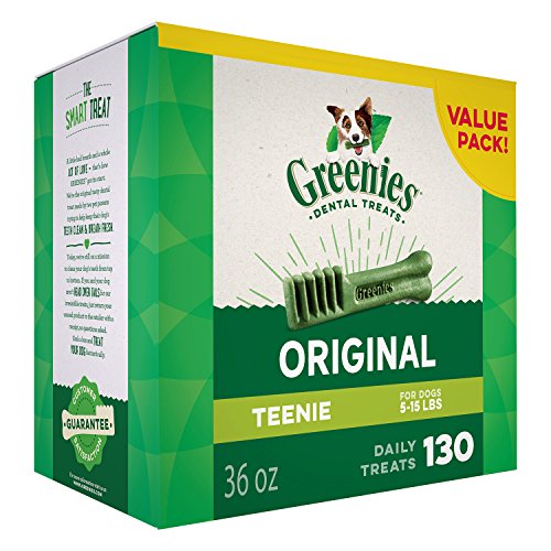 You are currently viewing Greenies Original TEENIE Dog Dental Chews – 36 Ounces 130 Treats