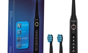 Read more about the article Sonic Toothbrush Clean as Dentist Rechargeable Electric Toothbrush with Smart Timer 4 Hours Charge Minimum 30 Days Use 5 Optional Modes Travel Toothbrush with 3 Brush Heads Black by Fairywill