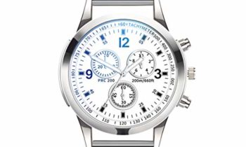 Read more about the article Mens Simple Watch Analog Quartz Stainless Steel Mesh Band Dial Casual Wrist Watches for Men (C)